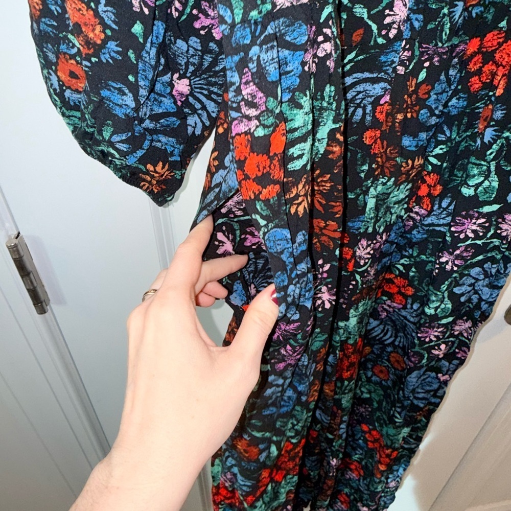 Know Rose Floral Print Jumpsuit (Size L) - Picture 5 of 7